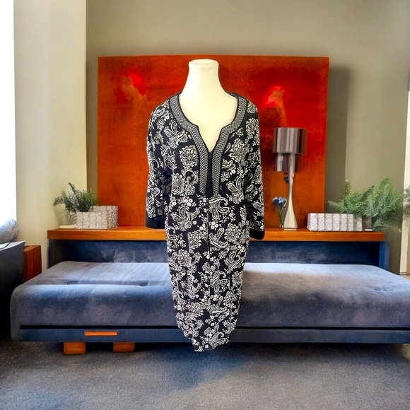 Charter Club Intimates Zip Up Paisley Gown Size XL with Detachable Tassel - Picture 1 of 8